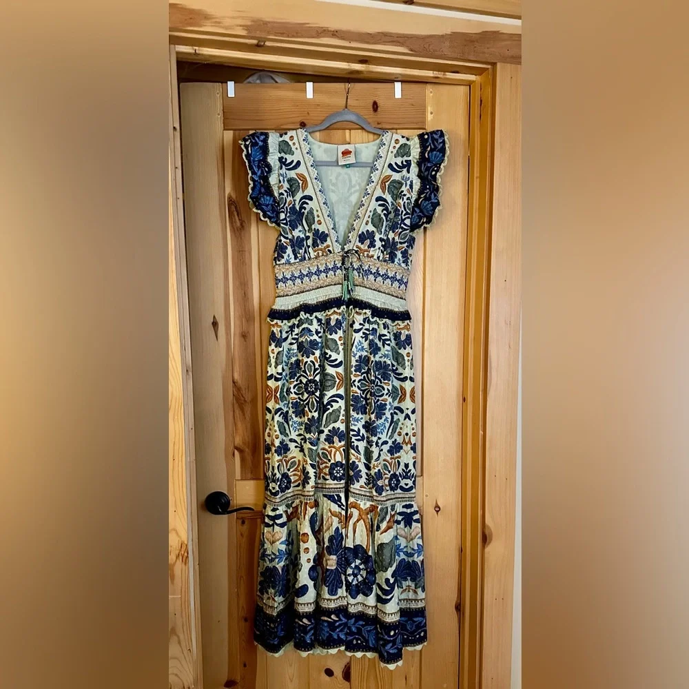 Farm Rio Ocean Tapestry Dress - Picture 3 of 4